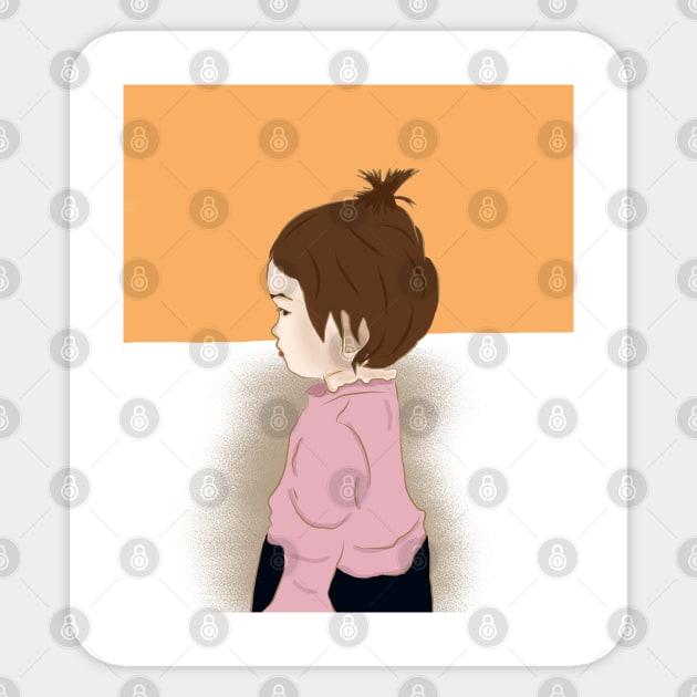 Sad Girl Sticker by byindahs